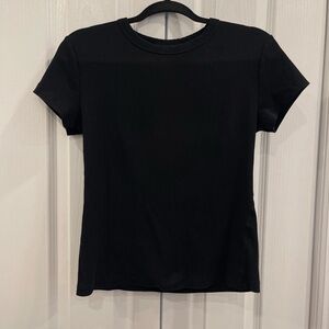 H&M Black Fitted Short Sleeve T-Shirt